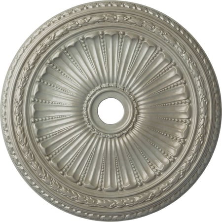 Ekena Millwork Viceroy Ceiling Medallion (Fits Canopies up to 4 7/8"), 35 1/8"OD x 4 7/8"ID x 2 1/2"P, Flash Gold CM35VIFLS